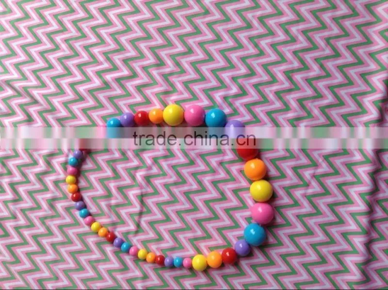 XF-385 Baby girls colorful pearls kids necklace children's boutique jewelry multicolor round necklace