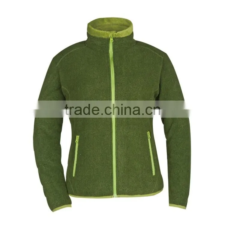 Custom high quality fashion sports polar 100% polyester fleece Jacket