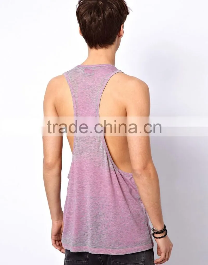 burnout effect printed vests