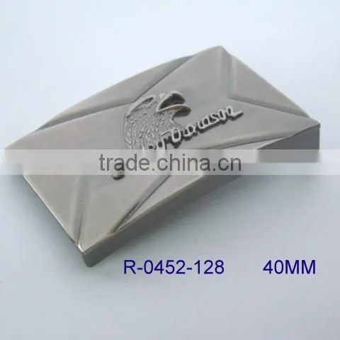 High Quality custom belt buckle , custom metal die casting belt buckle with material zinc alloy R-0597-48