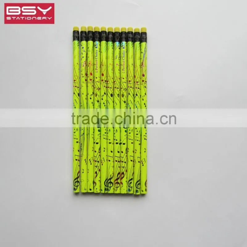 School supply foil pencil