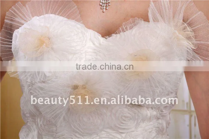 Astergarden Fashionable Flower wedding dress evening gown prom cocktail dress AS026