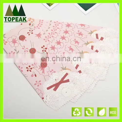 Topeak high quality colorful paper envelope printed with best selling