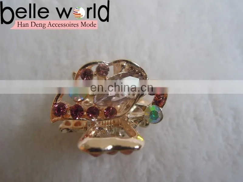 High Quality Jewel Mini Rhinestone Hair Claw Clip