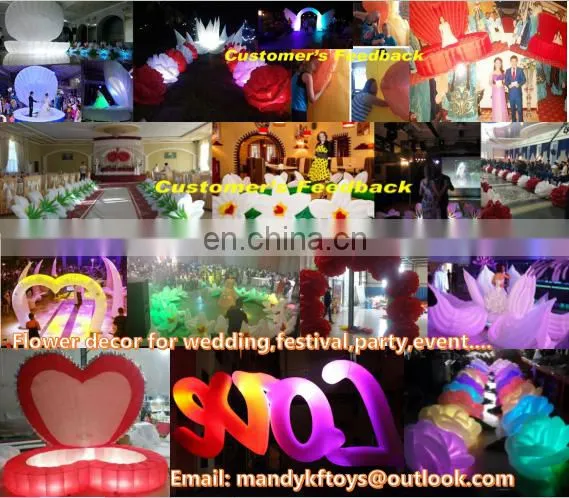 Led infatable deractive star for stage/pub/bar/event/festival