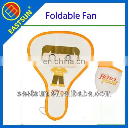 Hot selling customized printing summer foldable fan 190T polyester fan