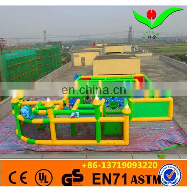 New arrived castle laser tag inflatable maze games for sale
