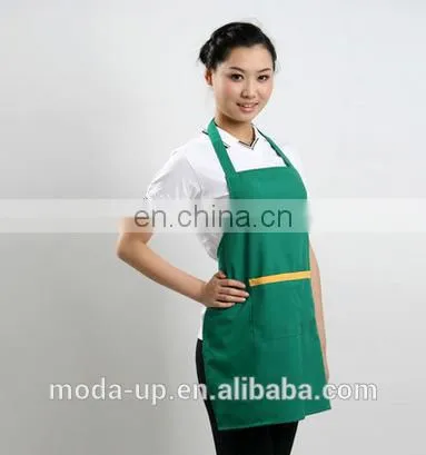 cotton kitchen apron with custom logo high quality from China