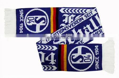 Wholesale football fan scarf and hat