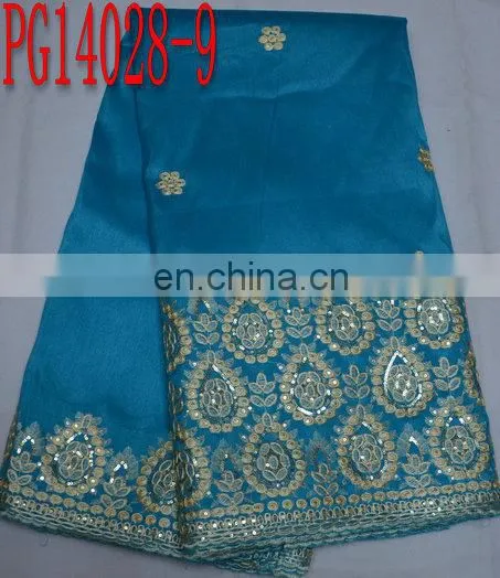 top quality fashion new design embroidery george fabric for dress(PG14028)