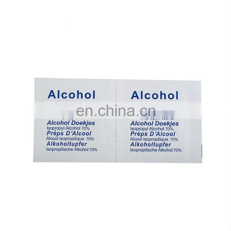 promotional unique customising logo printable alcohol tissue