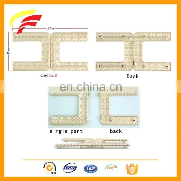 zinc alloy metal double C belt buckle for ladies' elastic belt