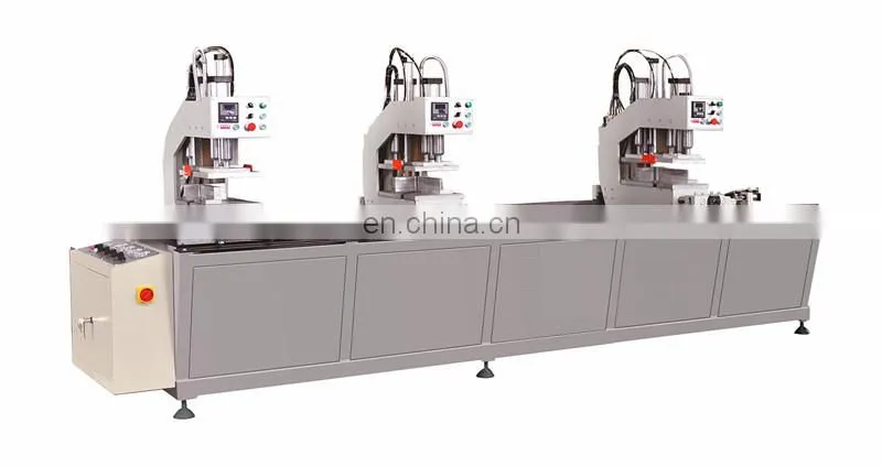 Upvc window making double head welding machine