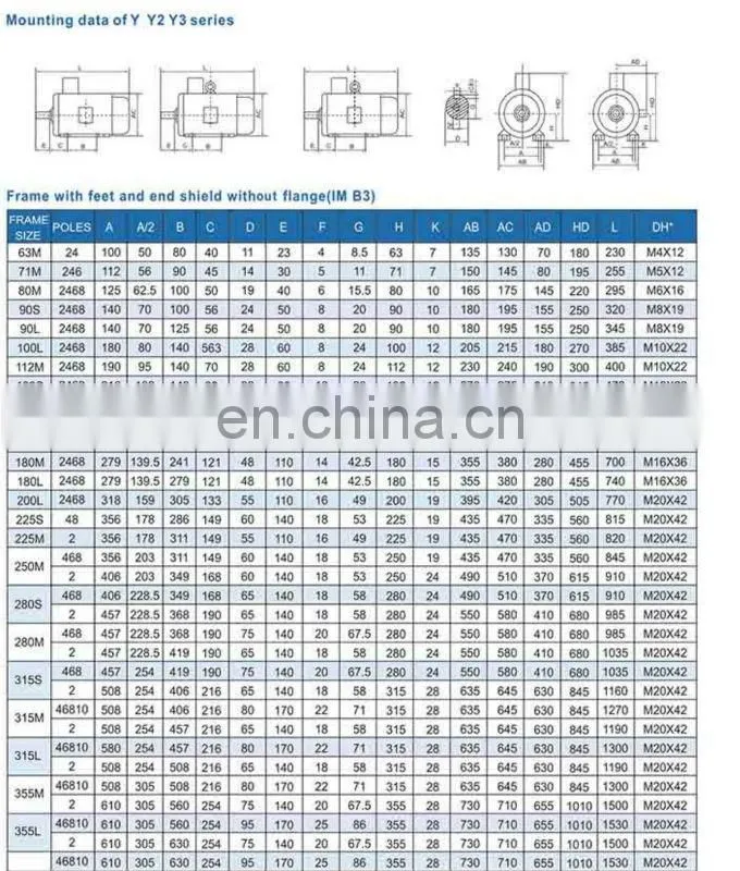 THREE PHASE ELECTRIC MOTOR
