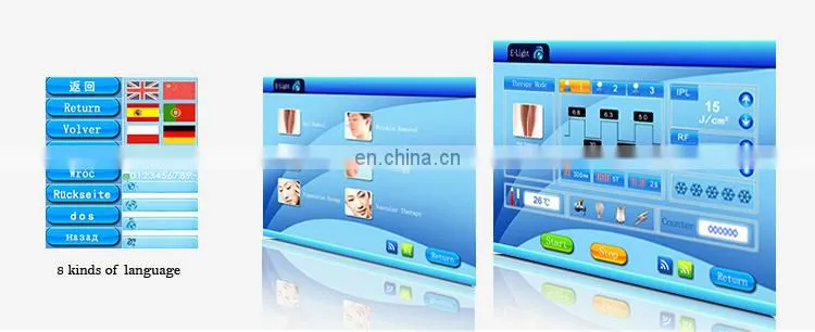 Portable elight opt fast hair removal skin rejuvenation IPL device