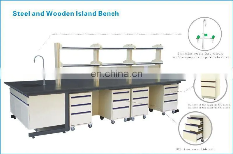lab solid wooden workbench physics laboratory instruments research pharmacy used mobile laboratory pathology