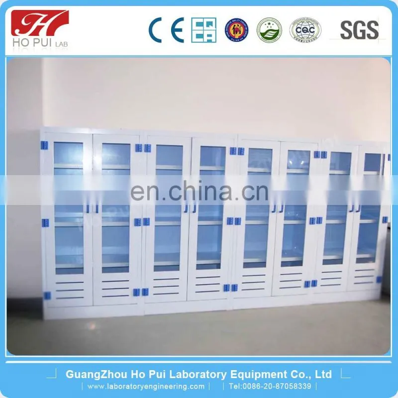 Ho Pui CE certificate lab furniture stainless steel reagent storage cabinet