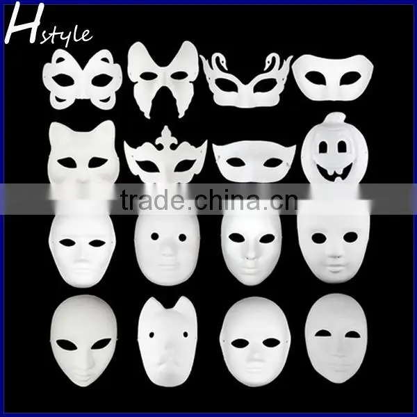 High Quality Halloween Paper Pulp Face Party Masks