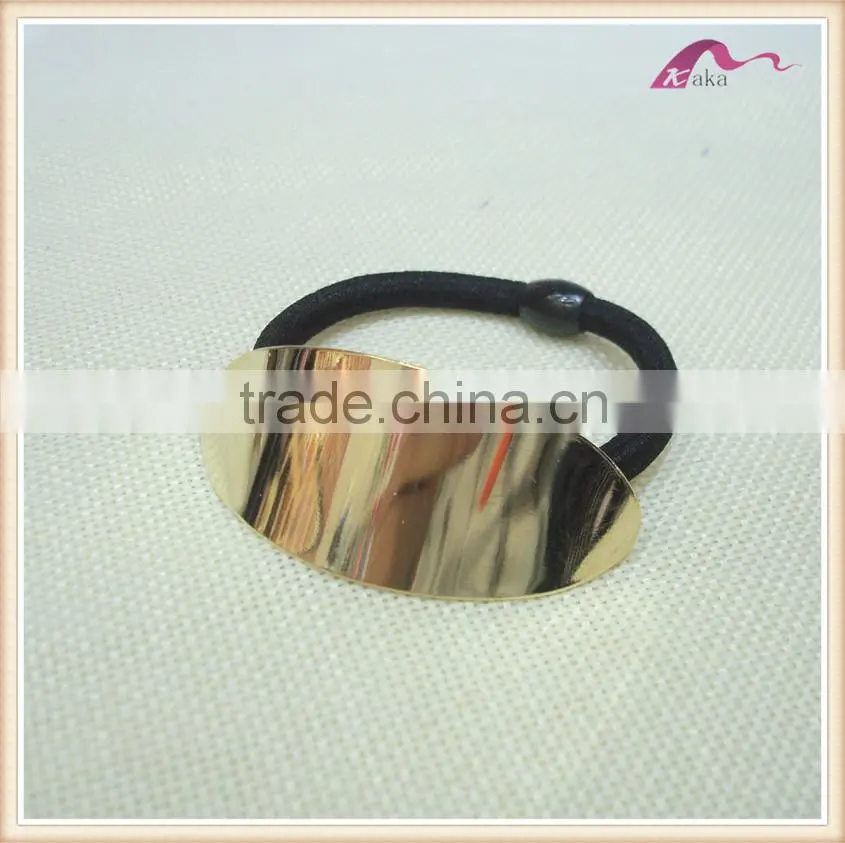Korean Hair accessories new arrival metal leaves hair smooth hair band for women fashion
