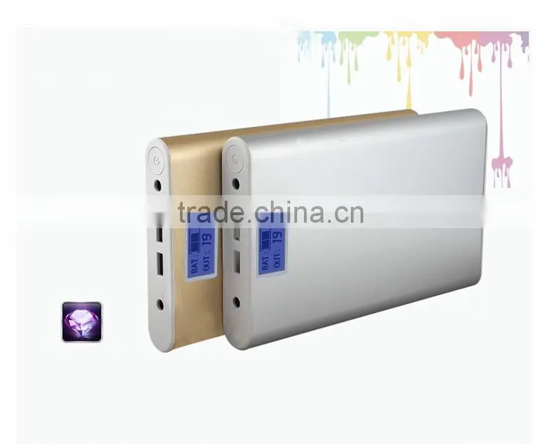 2016 new 50000Mha powerful aluminium alloy plate portable multifunctional for camera Ipad car laptop mobile power bank