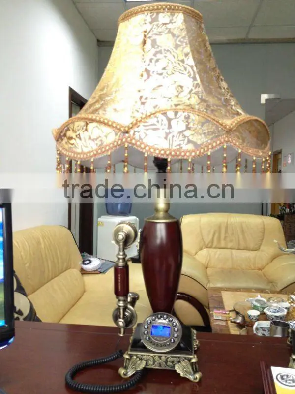 Antique lamp telephone