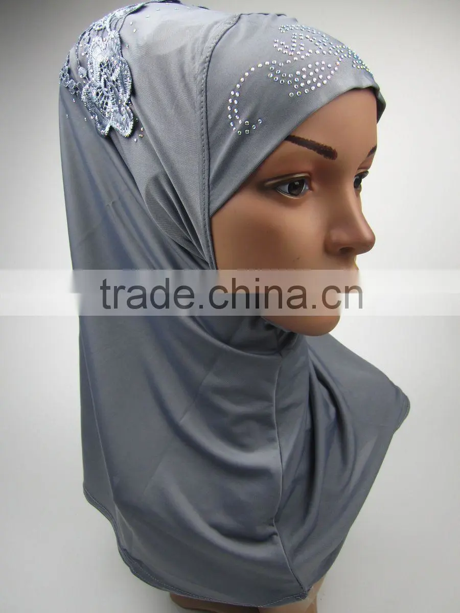 Fashion Applique HIJAB 12colors islamic Merly adult headscarf shawl