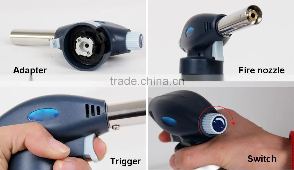 (8-9154) Kitchen gas flame spray gun for Barbecue and metal melting Japanese food cooking