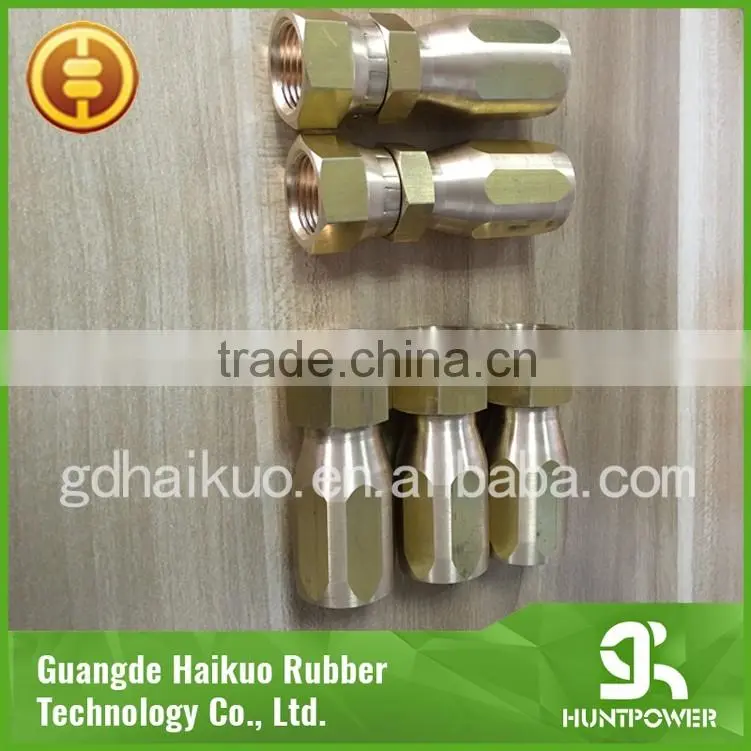 JIC Female Brass reusable fitting, hydraulic hose brass reusable fitting