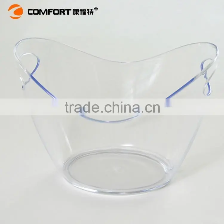 Plastic boat shape ice buckets for beer
