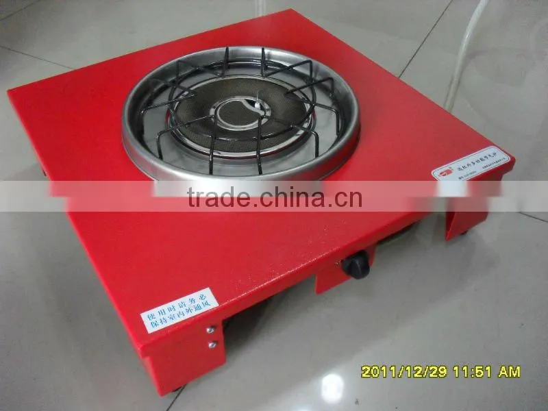 Electronic ignition red square nature gas room heater (HD550)