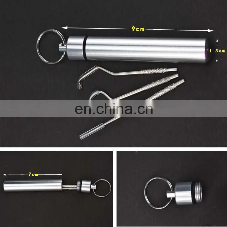 Amazon Reusable Metal Toothpicks Suits Portable Stainless Steel Toothpicks Pocket Set With Holder