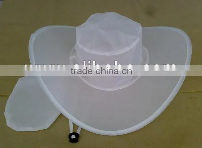 Foldable Promotional Cowboy Hat in 190T nylon, hats with print logo