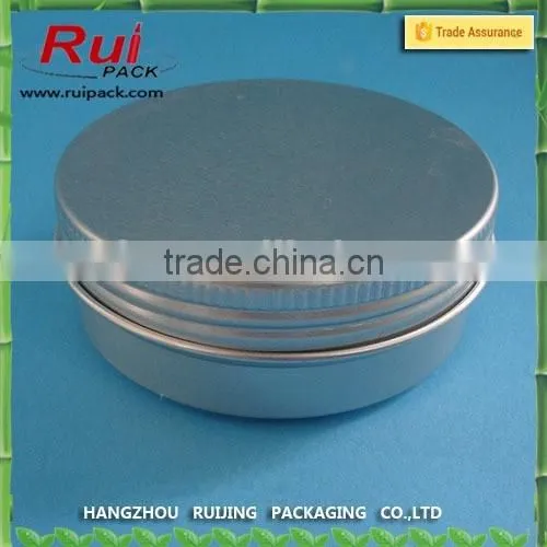 100ml aluminum cosmetic empty cream jar for sale, aluminum container for hand cream, empty metal can for cosmetic