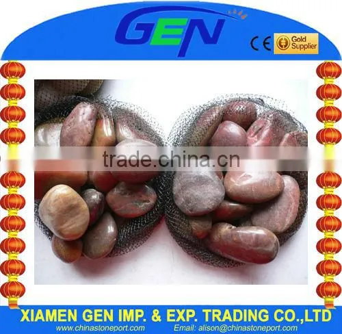 red pink pebbles stone hot sale