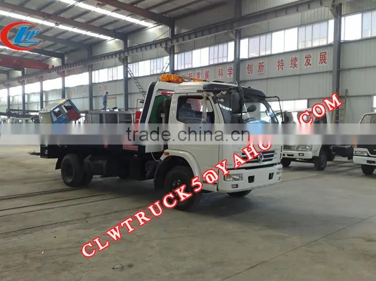 2015 good performance towing platform, Dongfeng wrecker tow trucks for sale