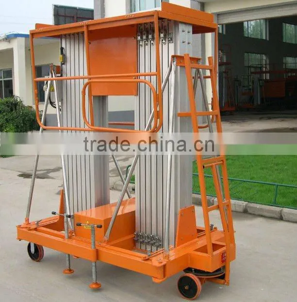 6m small mobile aluminum hydraulic lift platform