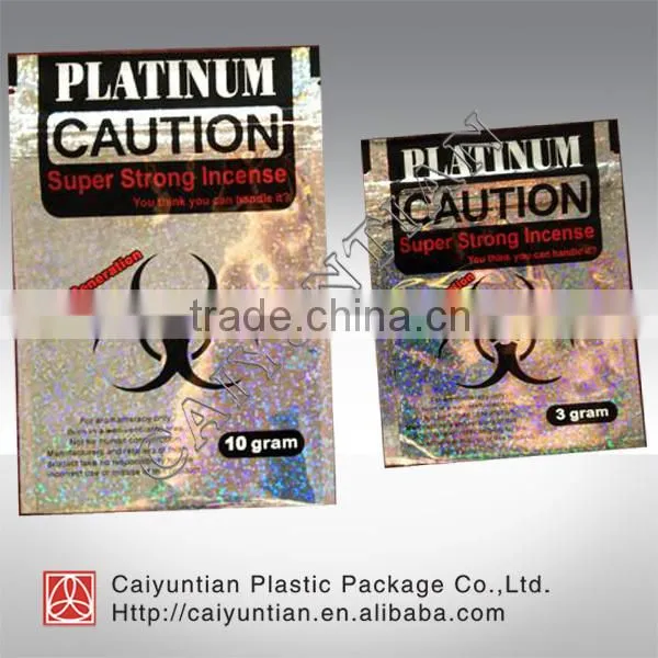 orange mask plastic packing bags / foil bags