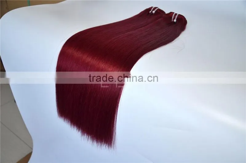 Brazilian 99j red hair weave