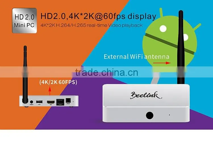 R68 TV Box RK3368 64Bits 4K*2K 1080P 2.4G/5G Wifi KODI/XBMC/Miracast/DLNA H.265 Streaming Media Player Remote Controller