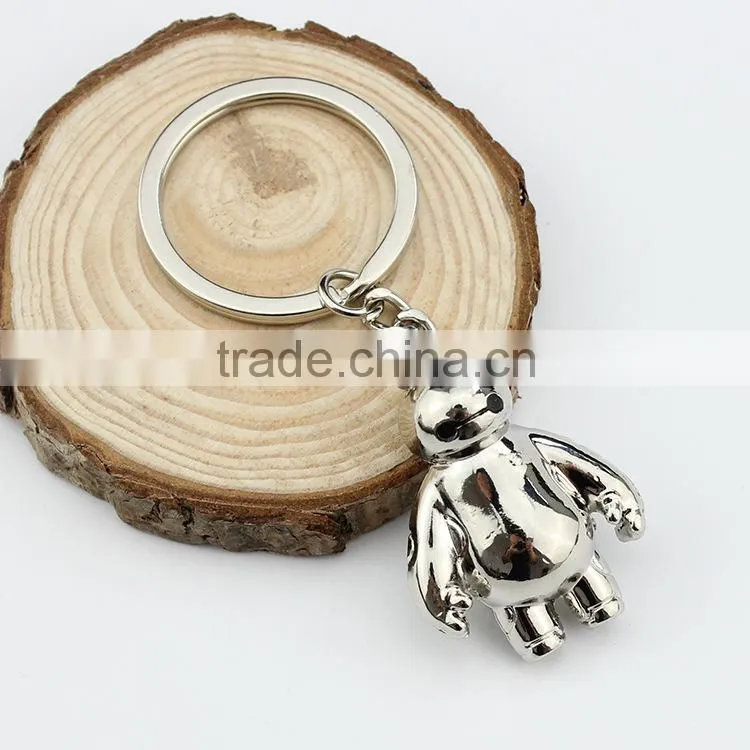 Robot Zinc Alloy Ultra Marines White Doll Pendant Metal Keychain