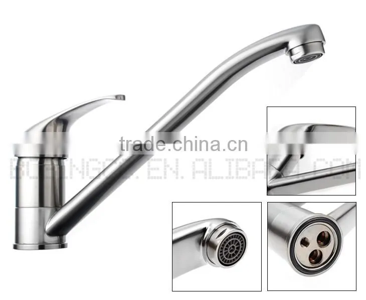 Bosing concise style long spout 28-6277 single handle upc kitchen faucet