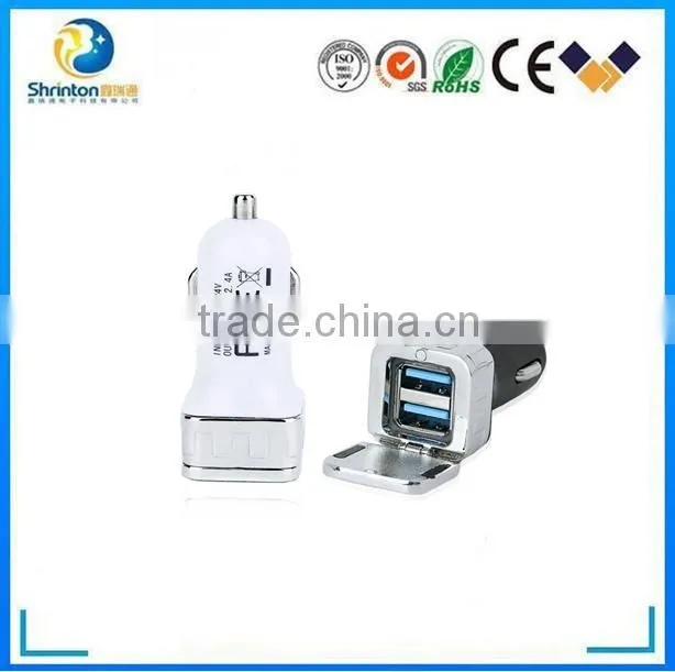 Car charger for mobile phone Use and Electric Type 2 USB car charger
