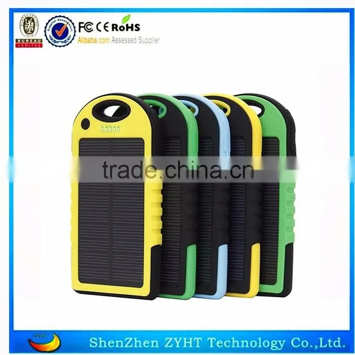 2016 fast charging power bank 4000mah/8000mah/10000mah solar power bank
