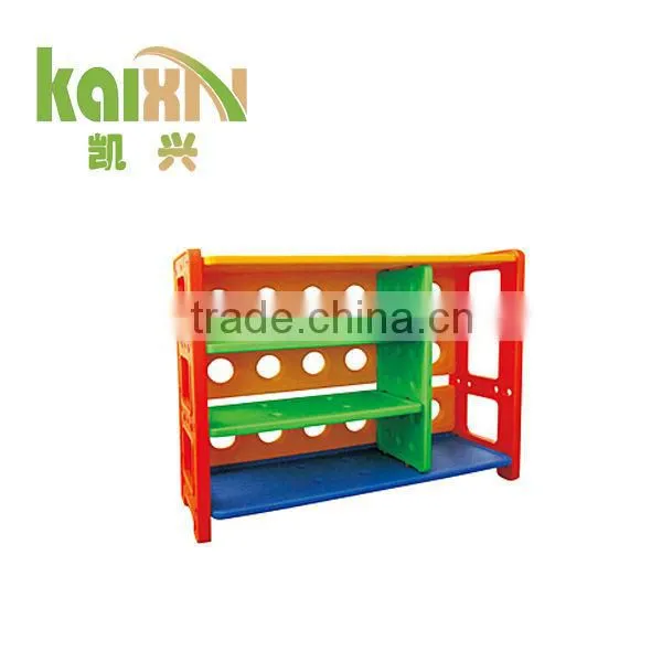 2015 School Furniture Children Plastic Toy Storage Shelf