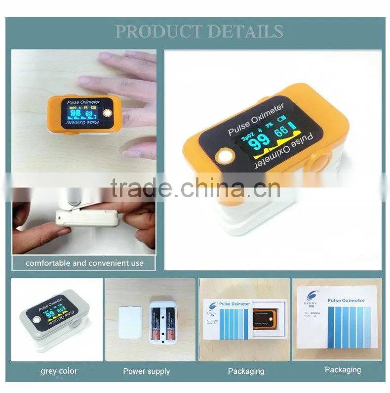 High accuracy finger PR Oximeter with Bluetooth