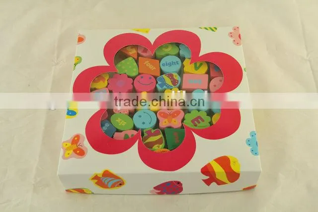 Wooden toy building blocks,children wooden building block