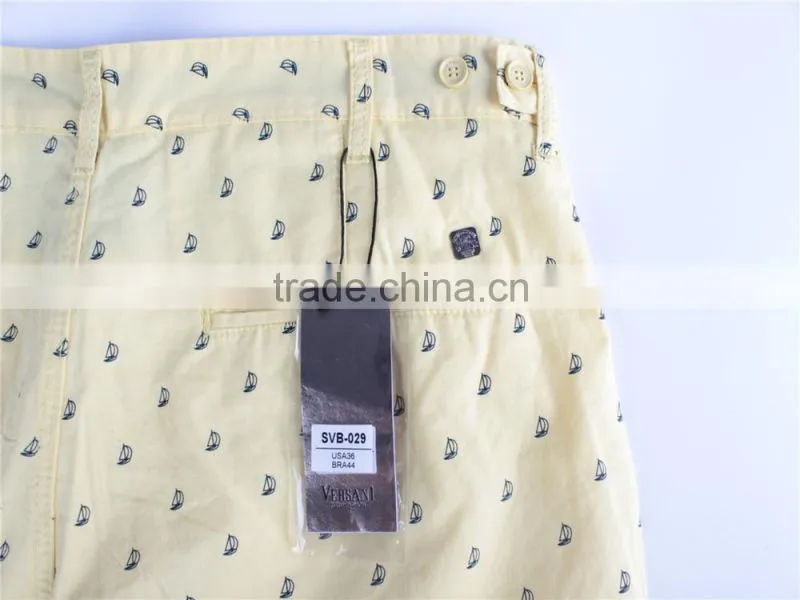 cheap 100%cotton stocklot apparel shorts