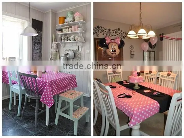 High Quality Plastic Table Cover for Party Products Supplies