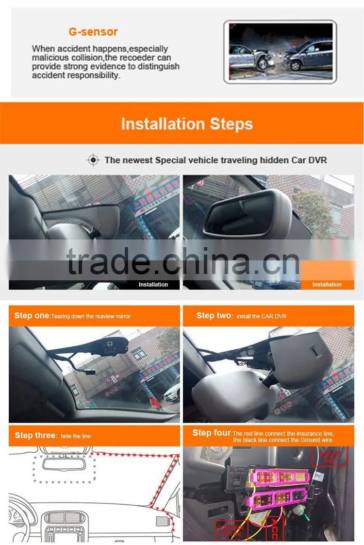 Car dvr 1080p,rearview mirror car dvr,1080p manual car camera hd dvr