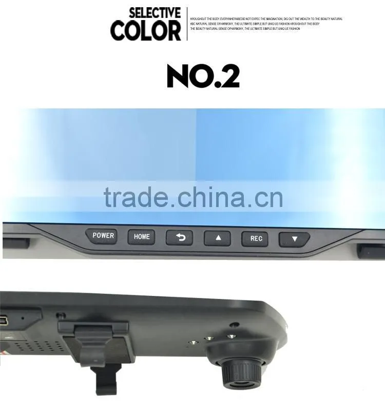 2015 5.0 inch mp5 led light bluetooth wireless backup camera car dvr rearview mirror camera